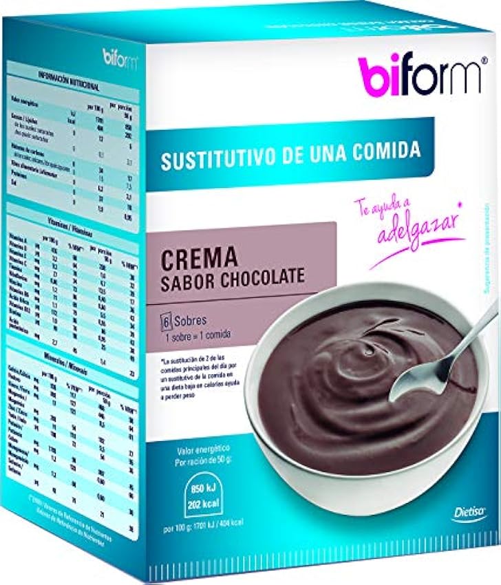 DIETISA BIFORM CREMA SABOR CHOCOLATE - Sustitutivo de C