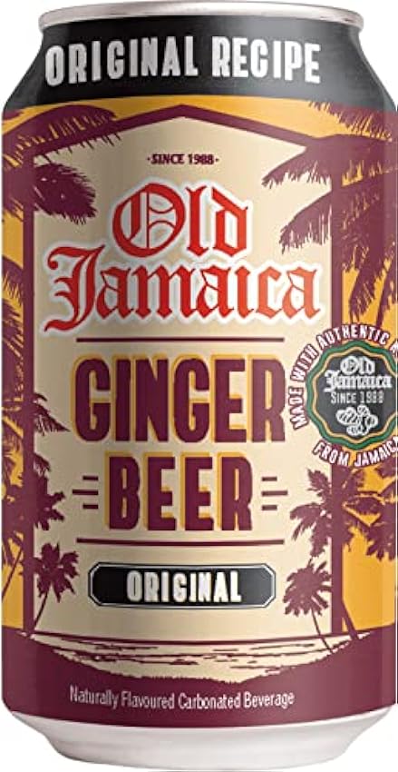 Antiguo Jamaica Ginger Beer 330ml (paquete de 24 x 330 