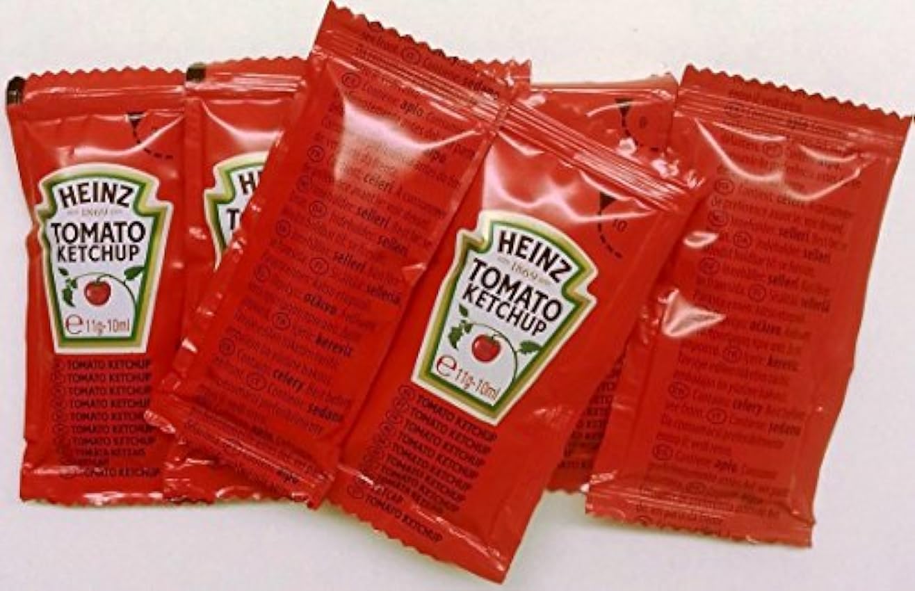 Heinz Tomato Ketchup 50x12g Sachets nT4CVsPp