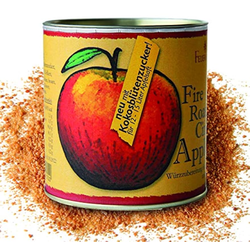 Feuer & Glas Fire Roasted Cinnamon Apple Spice, Receta para Manzana Tostada con Canela, 180 g I0D69pGV