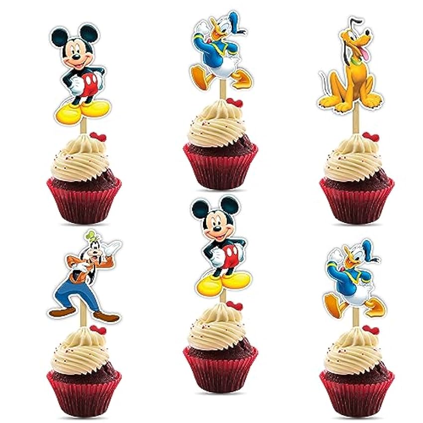 Seyal® Micky Mouse - Decoración para cupcakes hS9Pi1UB