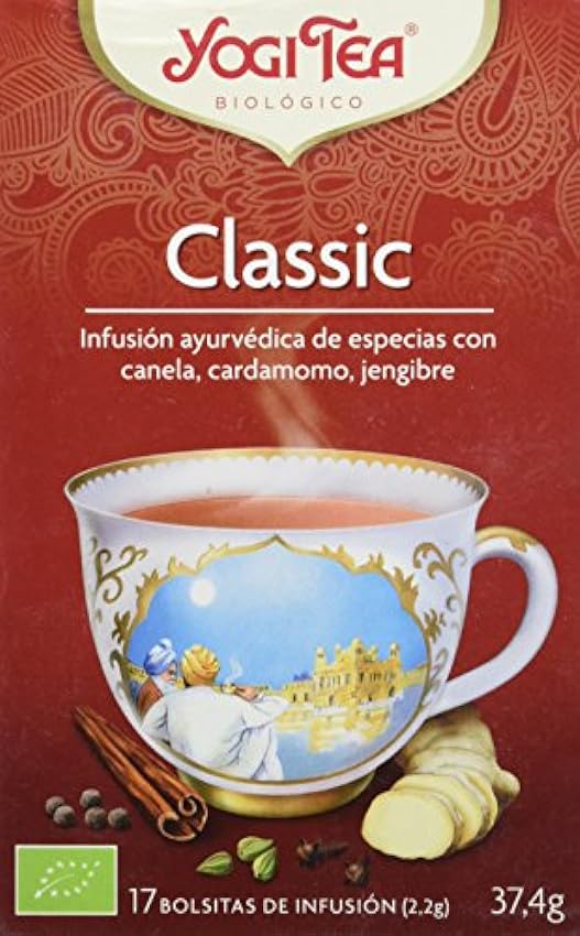 Yogi Tea Infusión de Hierbas Classic, 17 bolsitas phcZLPNz