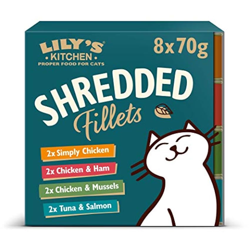 Lily´s Kitchen Cat Wet Shredded Fillets Tins Multi