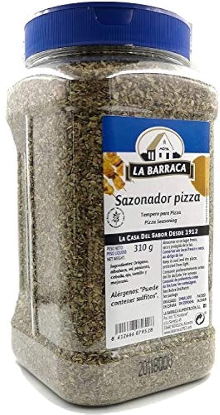 Sazonador Pizza - LA BARRACA - Bote 310 Gr Gh47bfPb