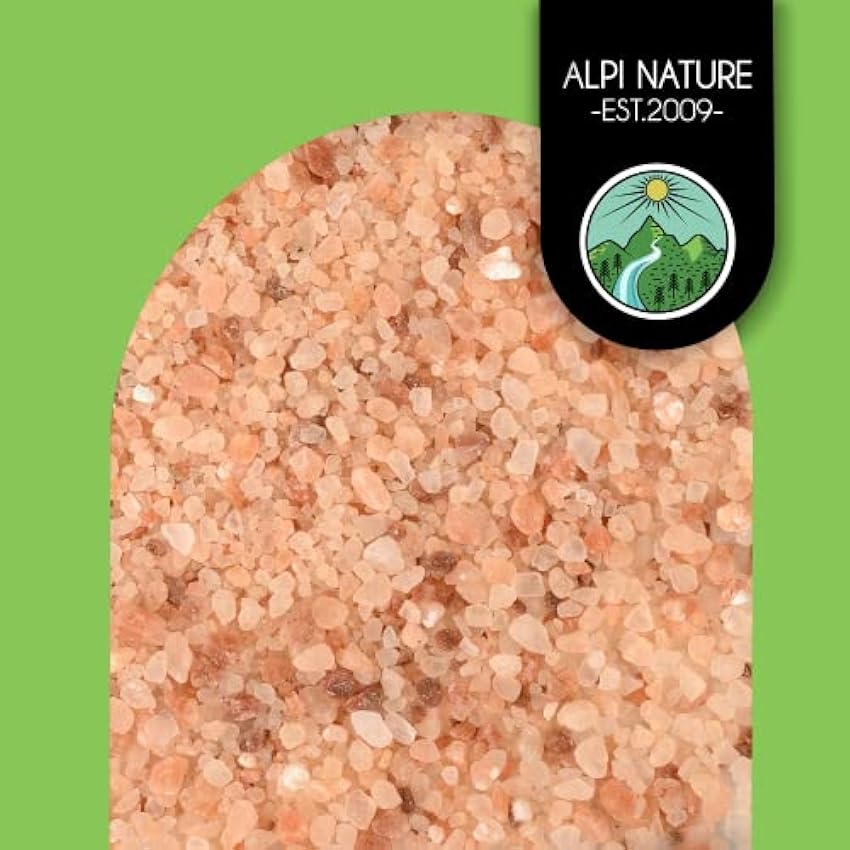 Sal rosa del Himalaya gruesa (500g, 2-4 mm), Sal de cristal rosa gruesa, conocida como sal del Himalaya de las minas de sal de Khewra en Punjab, Pakistán, sal del Himalayapara el molino de sal H9ydyUUo