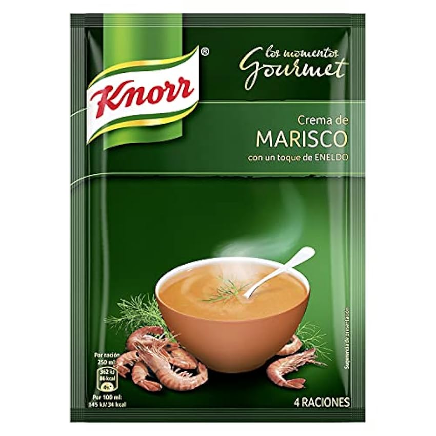 Knorr Crema Gourmet Marisco y Eneldo 63g - Pack de 23 FyUEOBmN