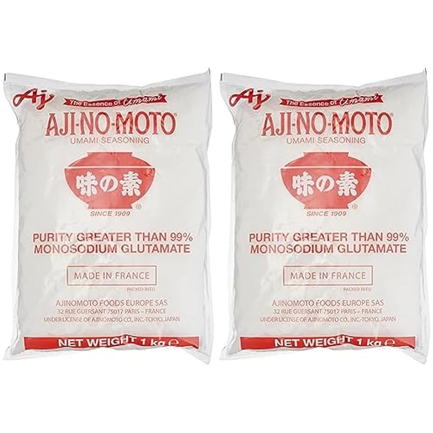 Aji-no-moto 99% Glutamato - Condimento, 1 unidad, 1 kg 