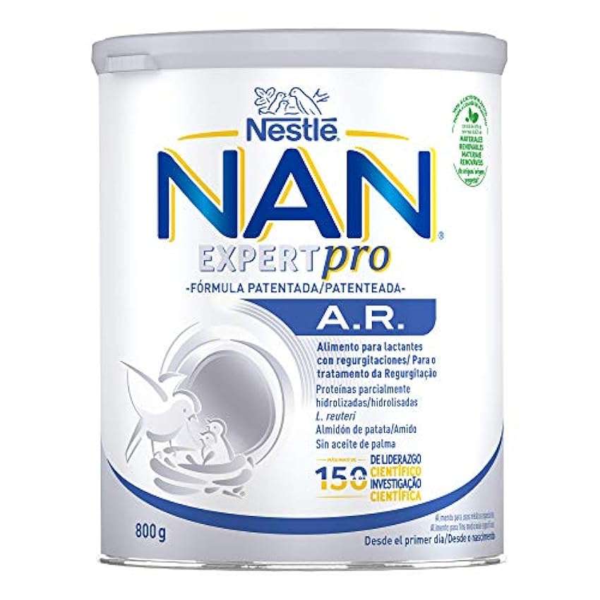Nan Nestlé Alimento en Polvo para Lactantes con Regurgitaciones Desde El Primer Día, 800g pdxWRfe0