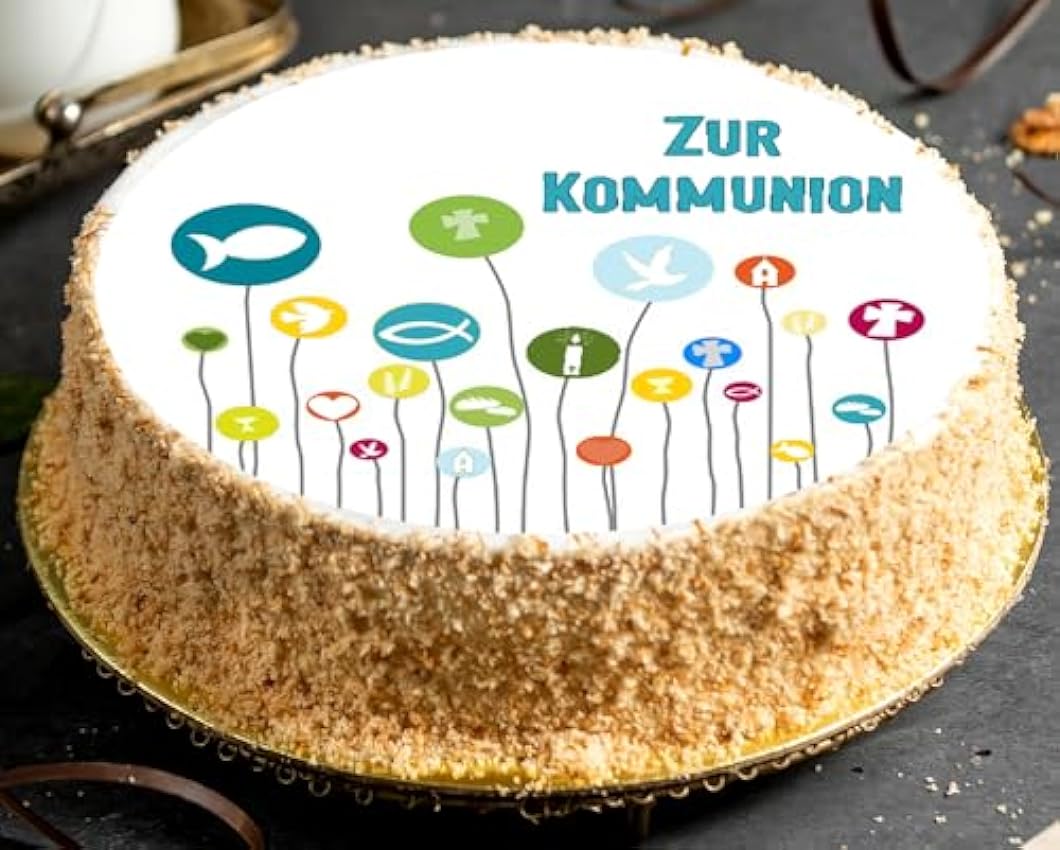 Decoración para tarta de comunión 10/20 cm de diámetro m5rCoWR7