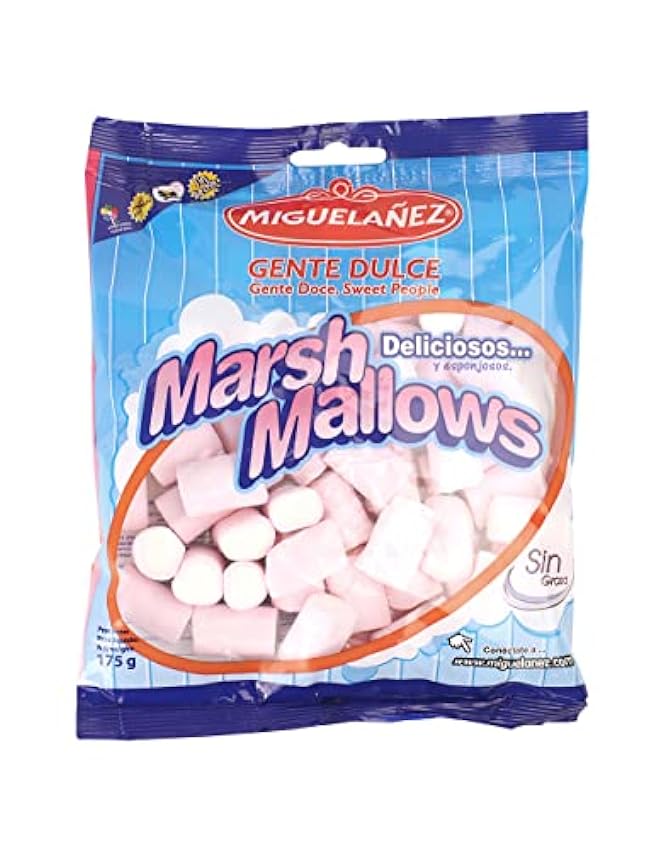 Miguelañez Marshmallow Bicolor - 175 gr Kc0yvRqV