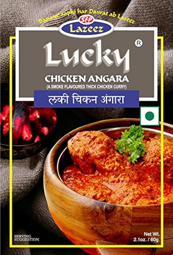 Lucky Chicken Angara Masala 2.1 oz (paquete de 5) hi3r07Ce