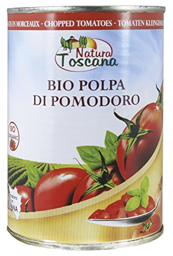 Probios Bio - Pulpa de tomate en lata, 12 paquetes de 400 g ns4jtaE4