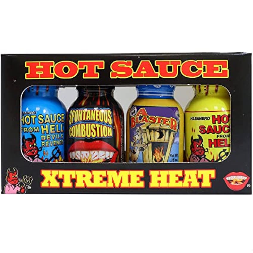 Ass Kickin´ xtreme calor caliente salsa, mini, 3 oz NLb7bEqV