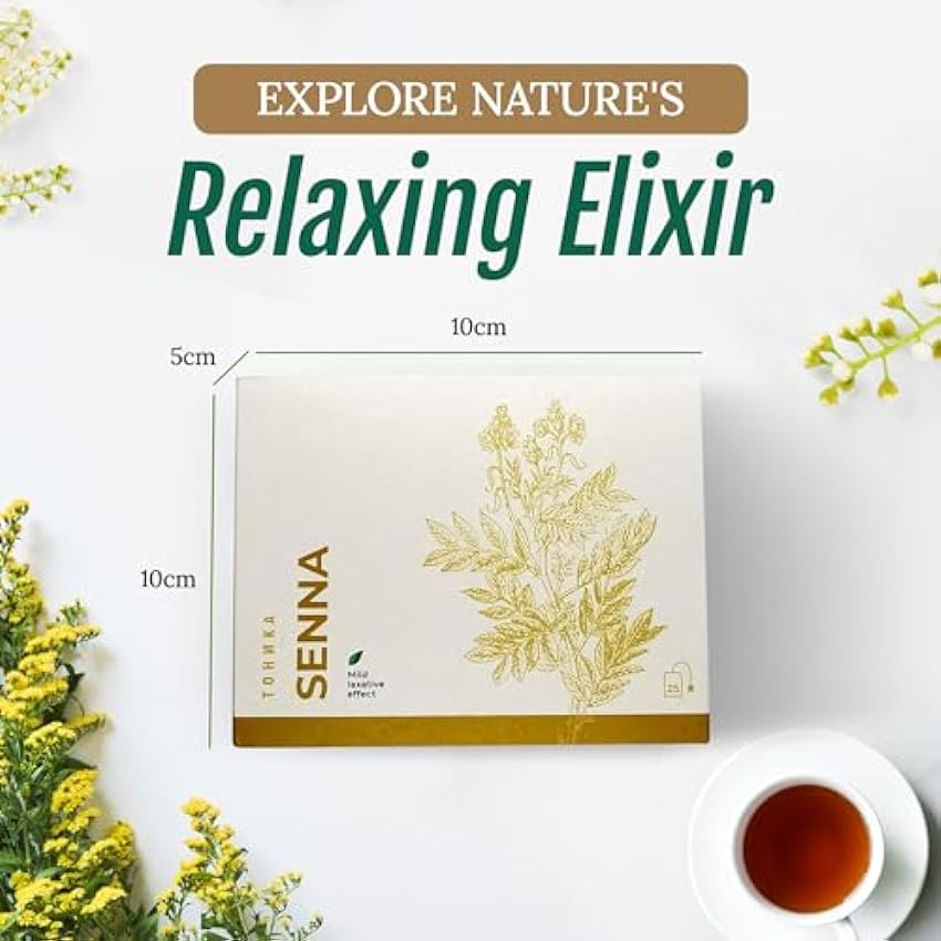 Senna Tea Loose Leaf 50g | Kuker Brand | Premium Detox Tea | Natural Dietary Product L9reLscH
