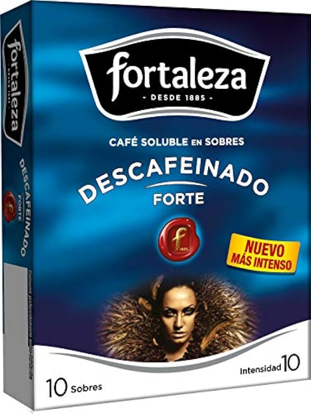 Café Fortaleza -Café Soluble Sobres, Descafeinado Forte