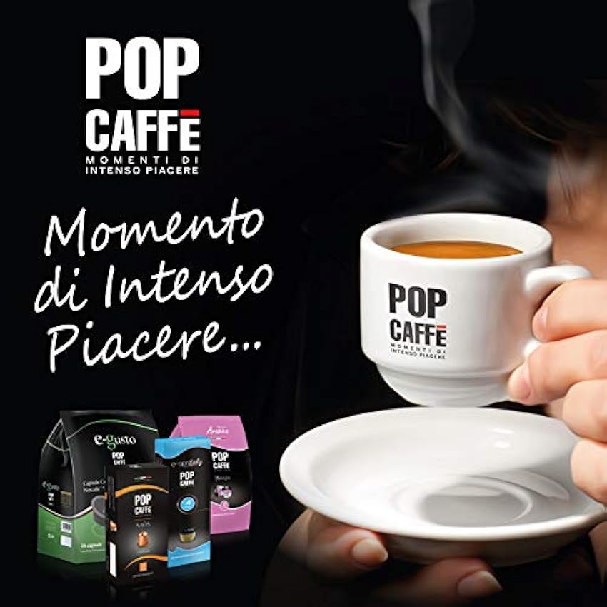 100 cápsulas Pop Caffè Moka-Uno 3 arábico compatibles con uno System Illy Kimbo. HEm4ovnj