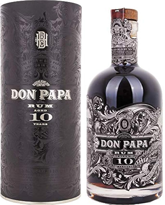 Don Papa Rum 10 Years Old 43% Vol. 0,7l in Giftbox fQwp
