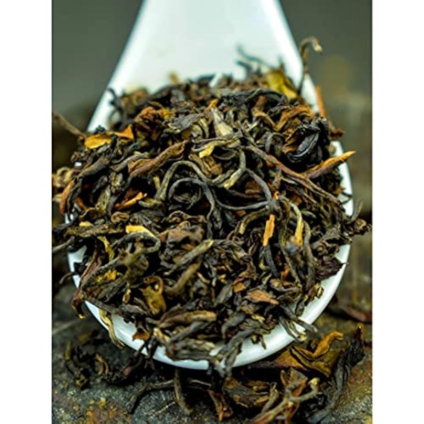 NAHOM Premium Darjeeling Hojas Sueltas, Black thé, Himalaya Black thé - Florido, Aromático y Delicioso, Recogido y Envasado en la India Champán del thé | Bolsa de 100 gramm FnOV1L8v