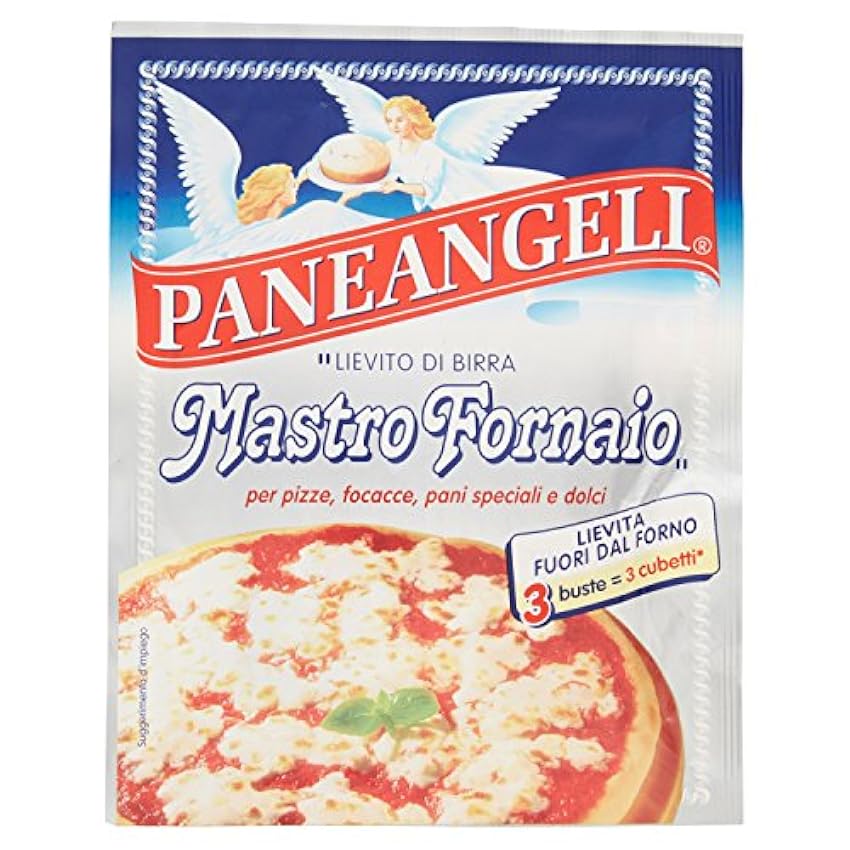 Paneangeli Lievito di Birra Mastro Fornaio Brewer´s Levadura pizza mezcla pastel 3 x 7 g hqE0iC5j