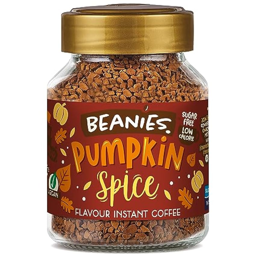 Beanies Instant Coffee Pumpkin Spice 50g Jar MJ3fqasc