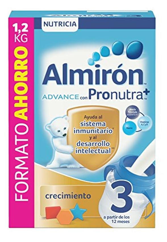 Almirón Advance con Pronutra+. Leche de crecimiento 3, en polvo desde los 12 meses 1,2 kg jNDxVmNp