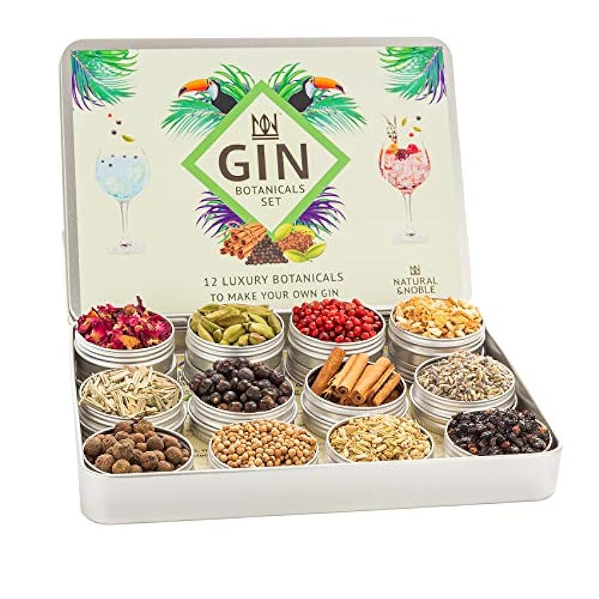 Gin Botanicals Kit de regalo de infusiones para gin-ton