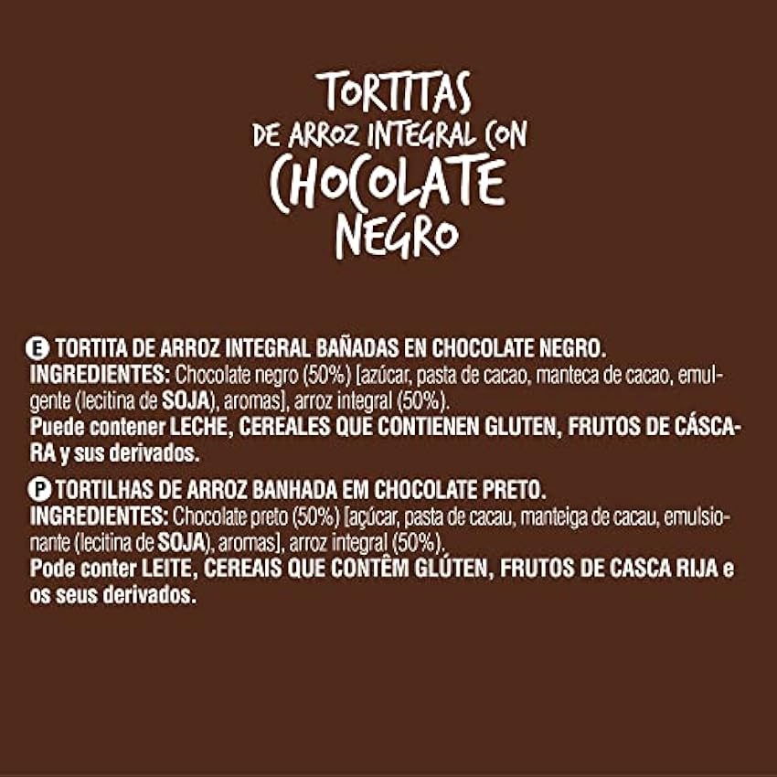 Bicentury Tortitas De Arroz Integral Con Choco. Negro 4 X 2 , 92 g i9luq7of