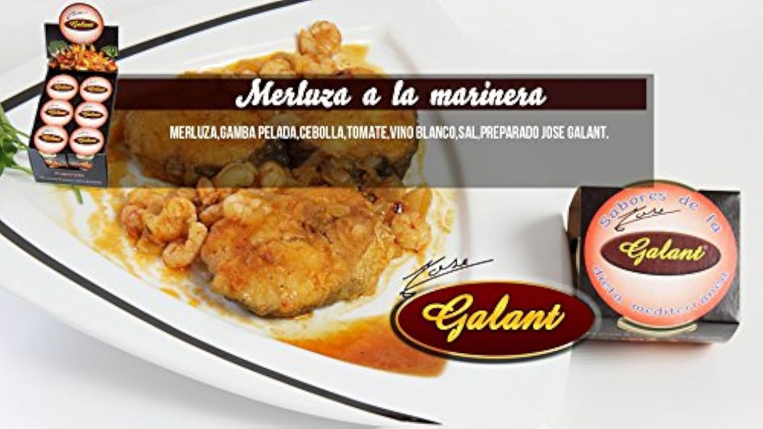 José Galant - Preparado para Paella (Salmorreta) - 8 x 100 g nxj5tfqt