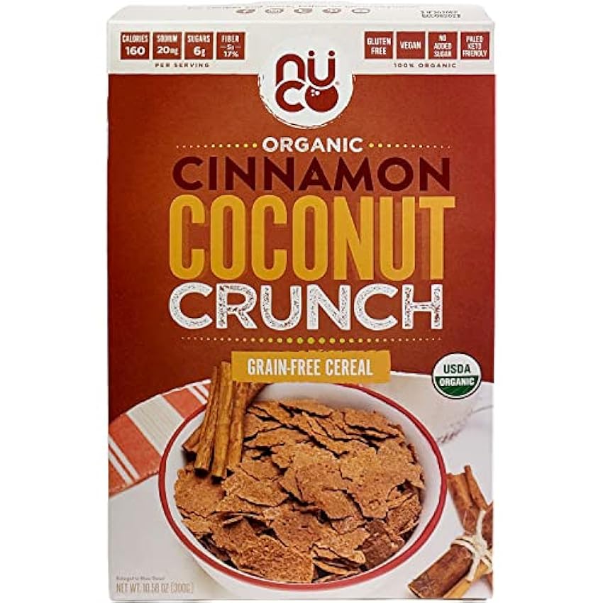 NUCO - Organic Coconut Crunch Cereal - Cinnamon 300g Ie