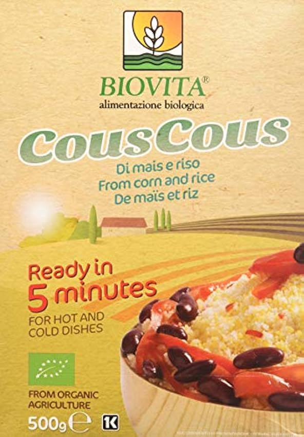 Biovita Cous Cous Maiz Arroz 5 Min. Biovita 500G 100 g nll0s7oO