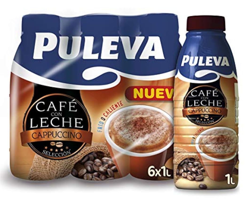 Puleva Café con Leche Original Pack 6 x 1L Me28kdfX