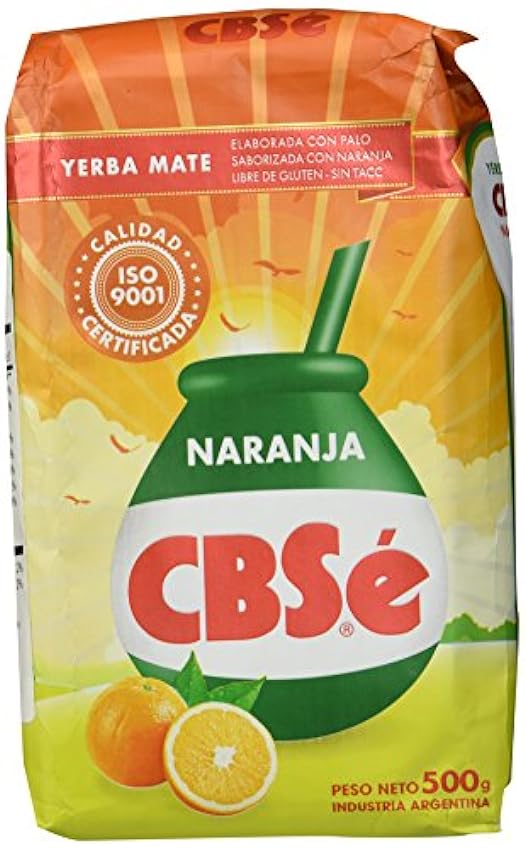 CBSe Yerba Mate, Naranja, 500 Gramo K40OQVuy