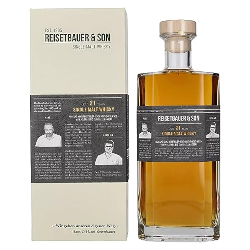 Reisetbauer & Son 21 Years Old Single Malt Whisky 48% Vol. 0,7l in Giftbox JuKCwfI0