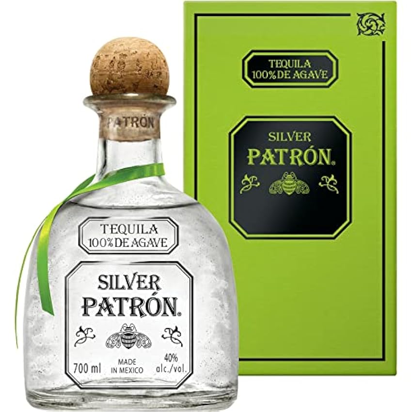 PATRÓN Silver Premium Tequila, Elaborado Artesanalmente