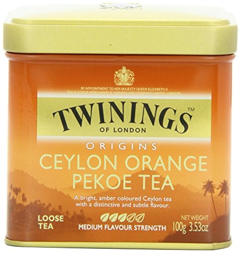 Twinings Ceylon Orange Pekoe Tea, Loose Tea, 3.53-Ounce Tin Pj35GIic