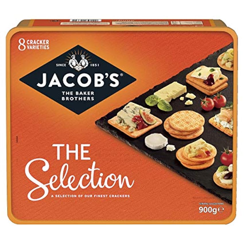 Jacobs Biscuits For Cheese - Pack Size = 1x900g K6BYMJ1