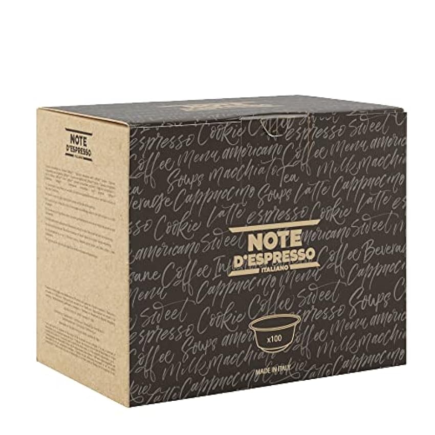 Note d´Espresso - Intenso - Cápsulas de Café para las Cafeteras CAFFITALY - 100 caps o4fx8UXM