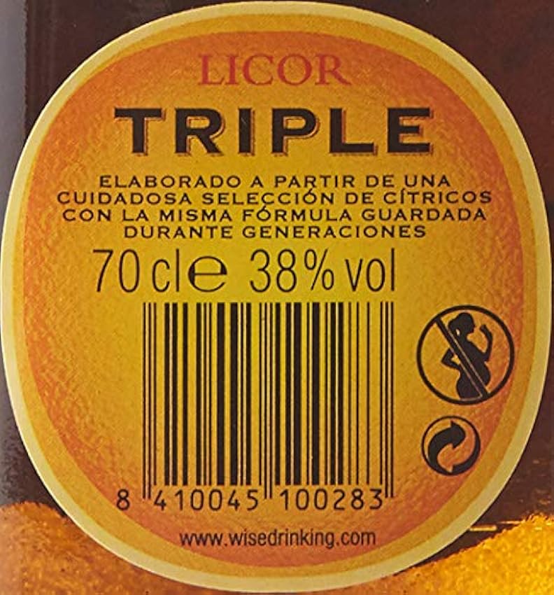 Triple Seco Licor - 700ml KO1Ftawo