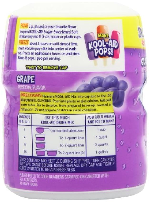 Kool Aid Grape - 538g Tub G3OvhZ6h