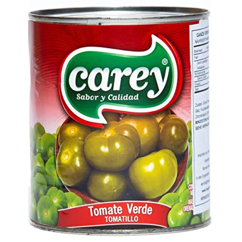Carey Tomate Verde Tomatillo Entero, Bote De 2,8kg nkQS