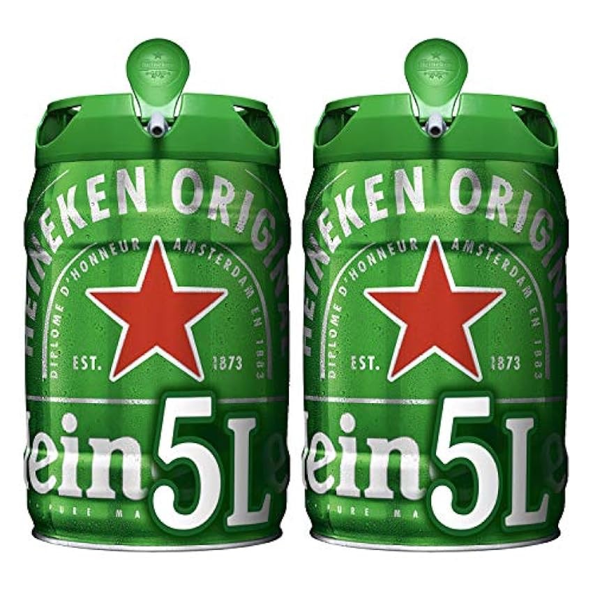 Heineken Cerveza Lager, 2 x 5000ml G9Dh8QvP