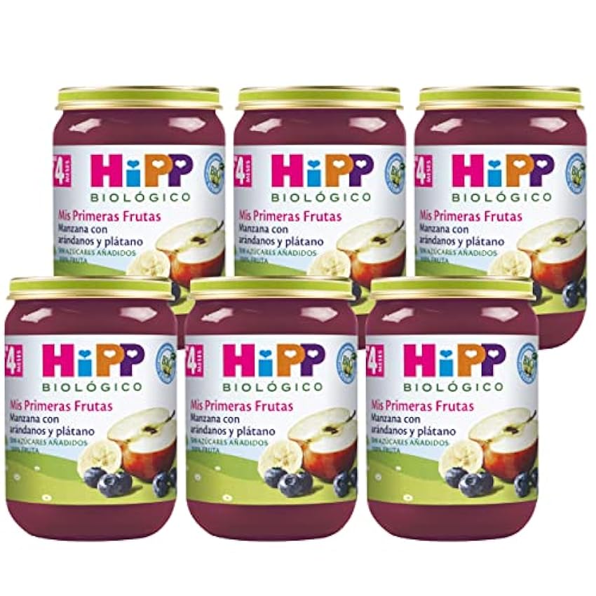 HiPP Biológico - Tarrito Multifrutas de Manzana con Ará