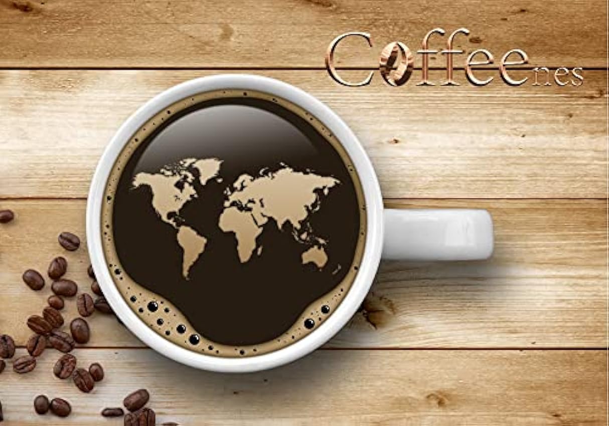 COFFEENES Juego de Degustación de Café Arábica 6 x 100 g - pack Cafe Molido - cafe del Mundo para Conocedores y Amantes del Café p2kMBq27
