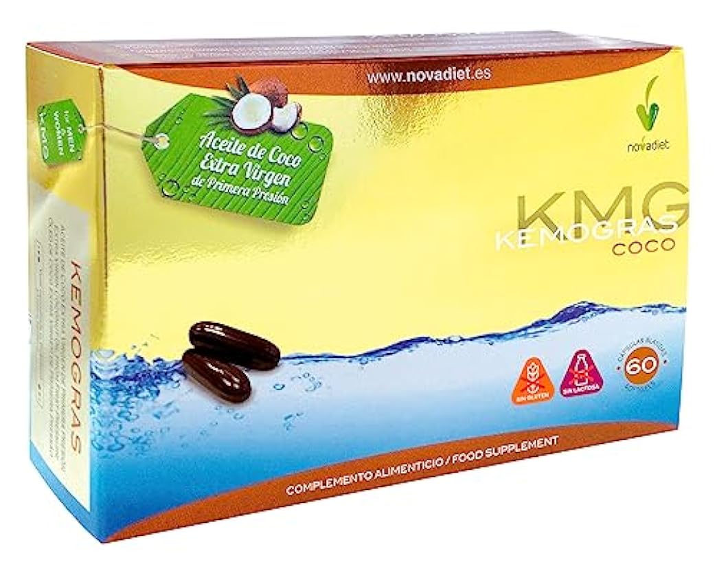 Novadiet - KEMOGRAS COCO Cápsulas con Aceite de Coco Ex