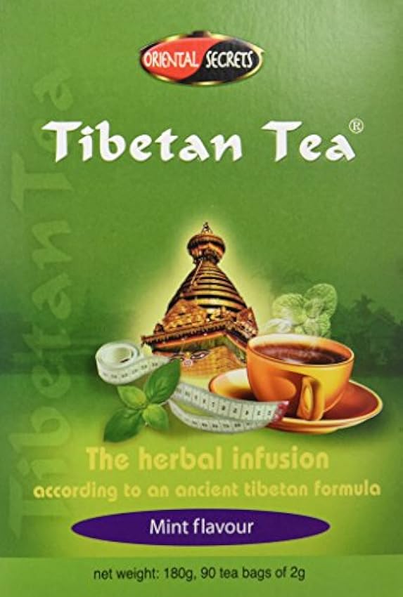 Tibetan Tea Infusión de Hierbas Menta - 90 bolsitas IZhQa1RW