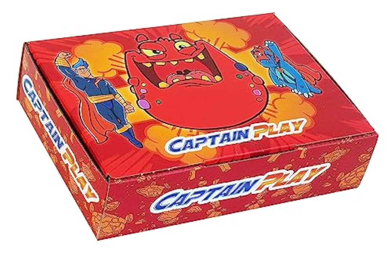 CAPTAIN PLAY Candy Box Retro, 10 Golosinas y Chucherias Retro diferentes, Surtido de Caramelos, ideal para Cumpleaños, Navidad, Halloween, Piñatas l184yQOp