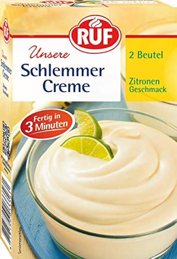 Kuffer – Guía de llamada Crema sabor limón (Pack de 10, 10 x para 600 ml Paquete) PW7vkndH