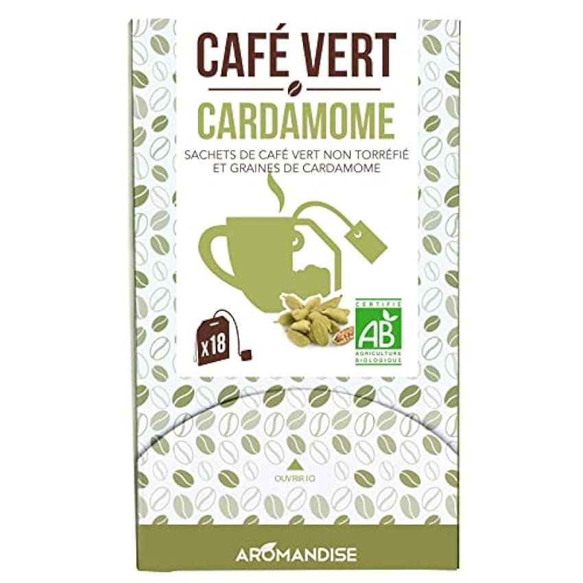 Café verde con Cardamomo - 20 bolsitas fRB9t3gO