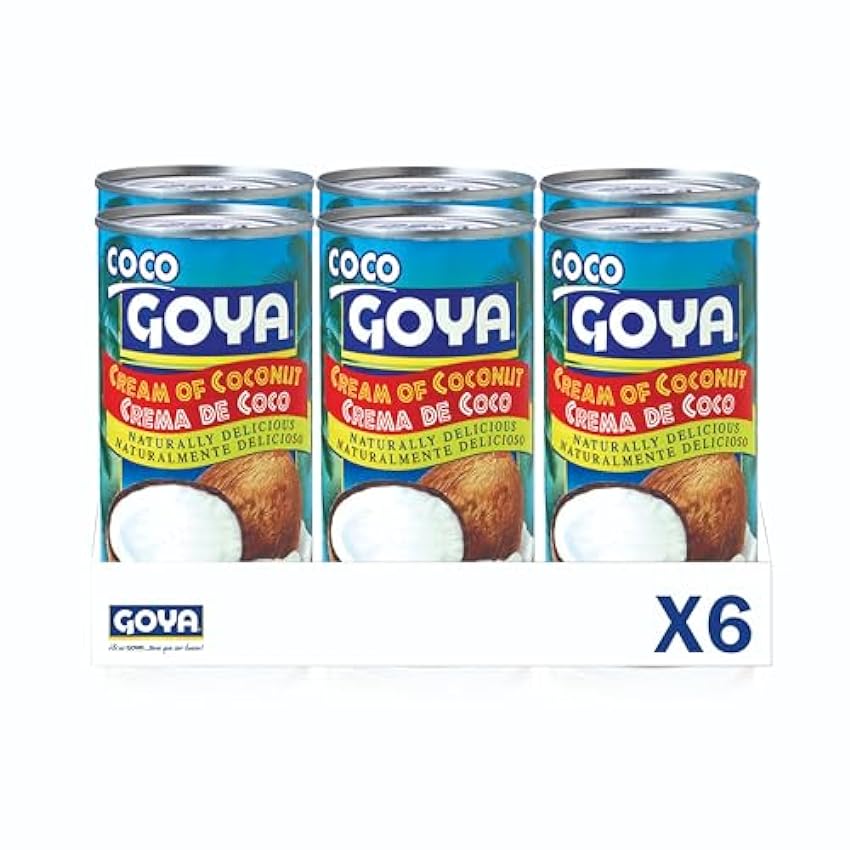 Goya Crema De Coco - 6 Unidades X G 2550 G, 425 Gramo O