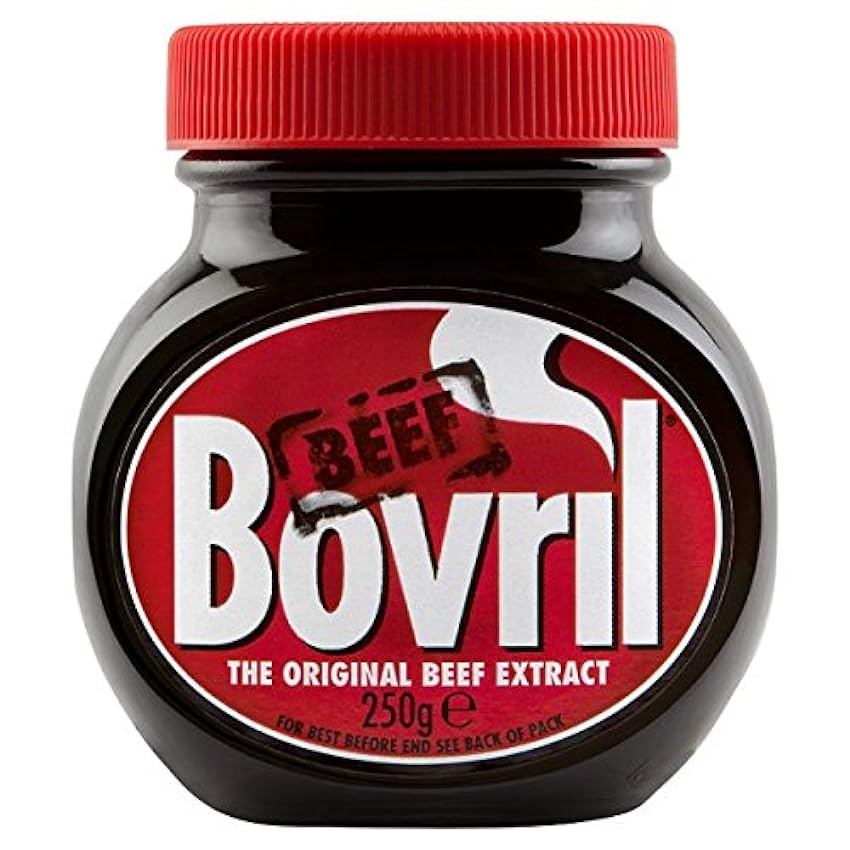 Bovril Beef & Extracto de levadura 250 g (Pack de 6 x 2